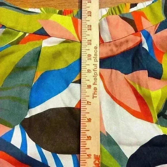 Trina Turk Long Weekend Pant Size Small Bright Colorful Wide Leg Resort Fun NWOT - Picture 4 of 7